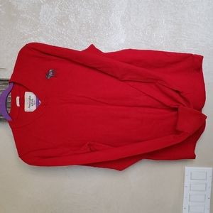 ABERCROMBIE FITCH MUSCLE sweatshirt sweater red L